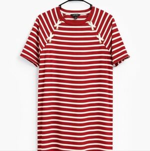Ralph Lauren Red and White Nautical Mini Dress